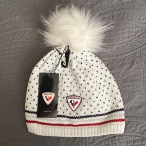 Rossignol beanie new with white puff